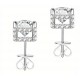 2 CT Moissanite Diamond Earrings